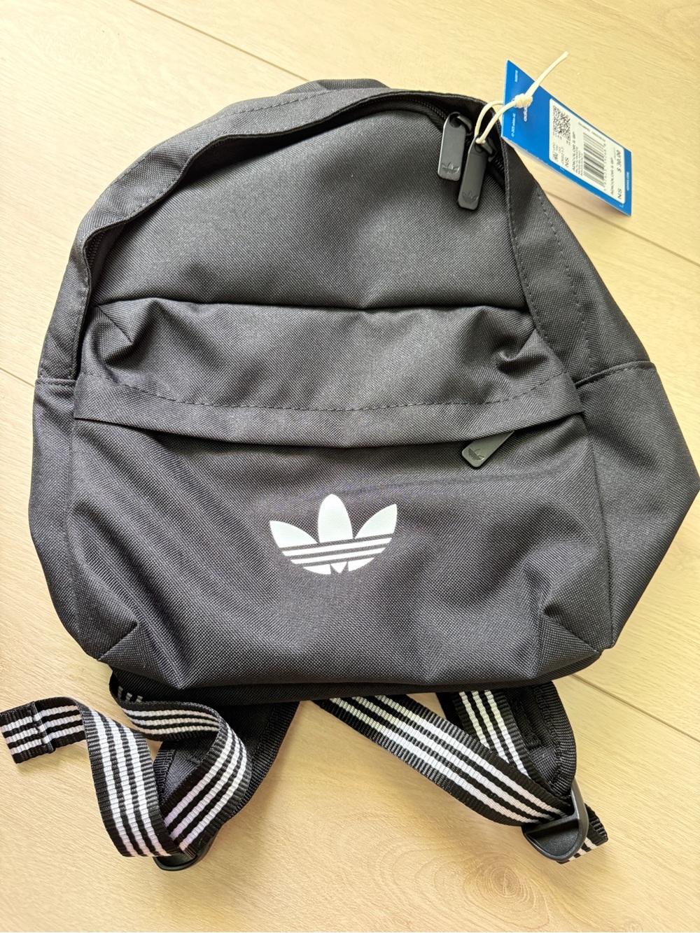 Brand New Adidas Adicolor Originals Black Mini Backpack